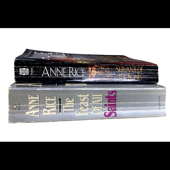 Two 1st Edit. Anne Rice Paperbacks The Feast of All Saints, Servant of The Bones - Picture 5 of 6